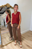 Season Starter Sweater Vest Cranberry