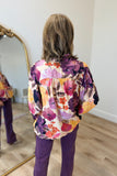 Umgee Wine and Roses Top Ecru