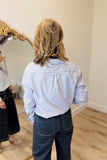 Dear John Galina Blouse Chalkboard Stripe