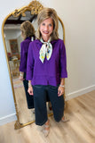 Boho Chic Eggplant Chic Blouse