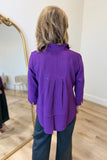 Boho Chic Eggplant Chic Blouse