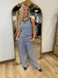 Lulu Mac Stripe Tank Navy