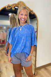 Plus Color Rush Tee Classic Blue