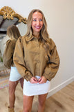 Lenni Collard Jacket Brown