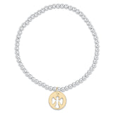 E Newton Classic Mixed Metal 3mm Gold Angel Disc