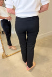 Renuar Straight Leg Ankle Pants Black