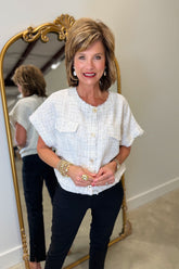 Renuar Woven Vest Oyster