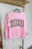 Lulu Mac Pink Sweatshirt XOXO Camo