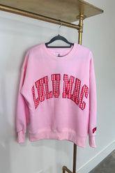 Lulu Mac Pink Sweatshirt LULU MAC Red Gingham