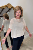 Renuar Open Knit Sweater Gold