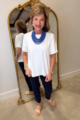 Joh Rackel Knit Tee White