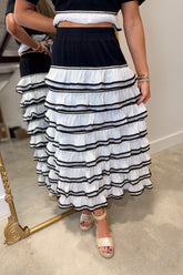 Joh Jona Layered Skirt Black