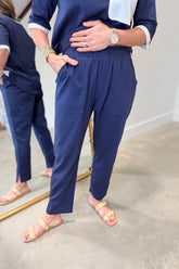 Joh Krystal Knit Pants Navy