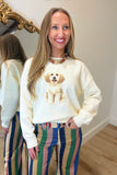 Puppy Love Sweater Cream