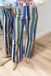 Speed Walking Striped Pants Autumn Mix