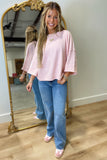 Fresh Start Sweater Pink