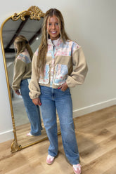 Sweet Spring Floral Sherpa