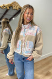 Sweet Spring Floral Sherpa