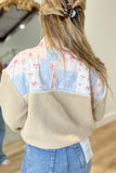Sweet Spring Floral Sherpa