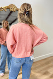 Spring Staple Cardigan Melon