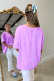 High Voltage Slub Tee Iris Orchid RESTOCK