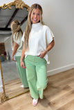 Cozy Cute Sweater Top Cream