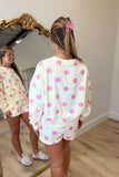 Cozy Club Dot Set Cream Pink