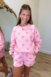 Cozy Club Dot Set Pink