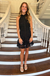 Number One Fan Dress Black