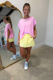 Sculpt A-Line Skort Yellow Glow