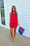Extra Point Relaxed Short Set Red