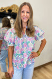Floral Dreams Top Ivory