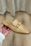 Eleanor Slip On Mule Raffia