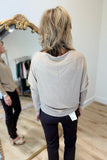 Always Together Off the Shoulder Top Truffle