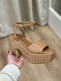 Matisse Arden Platform Sandal Cognac