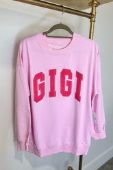 Lulu Mac Lightweight Sweatshirt GIGI Pink