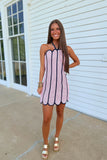 Oxford Encore Halter Dress Red