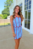 Defensive Play Skirt Set Blue