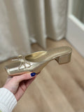 Matisse Geneva Heeled Mule Gold