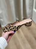 Matisse Geneva Heeled Mule Tan Leopard