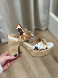 Corkys Daddy's Money Platform Sandal Hibiscus