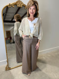 Charlie B Sweater Shrug Gold