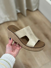 Corkys Kiss N Tell Sandal Gold Metallic