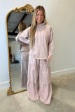 Boho Vintage Washed Hoodie Clay
