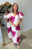 Full Bloom Puff Sleeve Dress