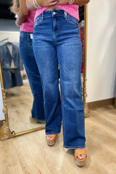 Bayeas Alsa Wide Leg Jean Dark