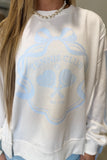 Tennis Club Oversized Pullover White