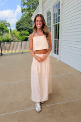 Carolina Stripes Cami Set Yellow