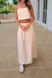 Carolina Stripes Cami Set Yellow