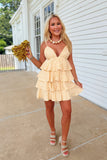 Go For Gold Polka Dot Dress